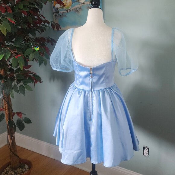 Got You Babe Satin MiniDress - Picture 3 of 3